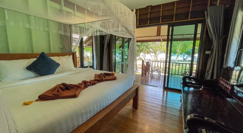 Double Bed Room Sea View Fan
